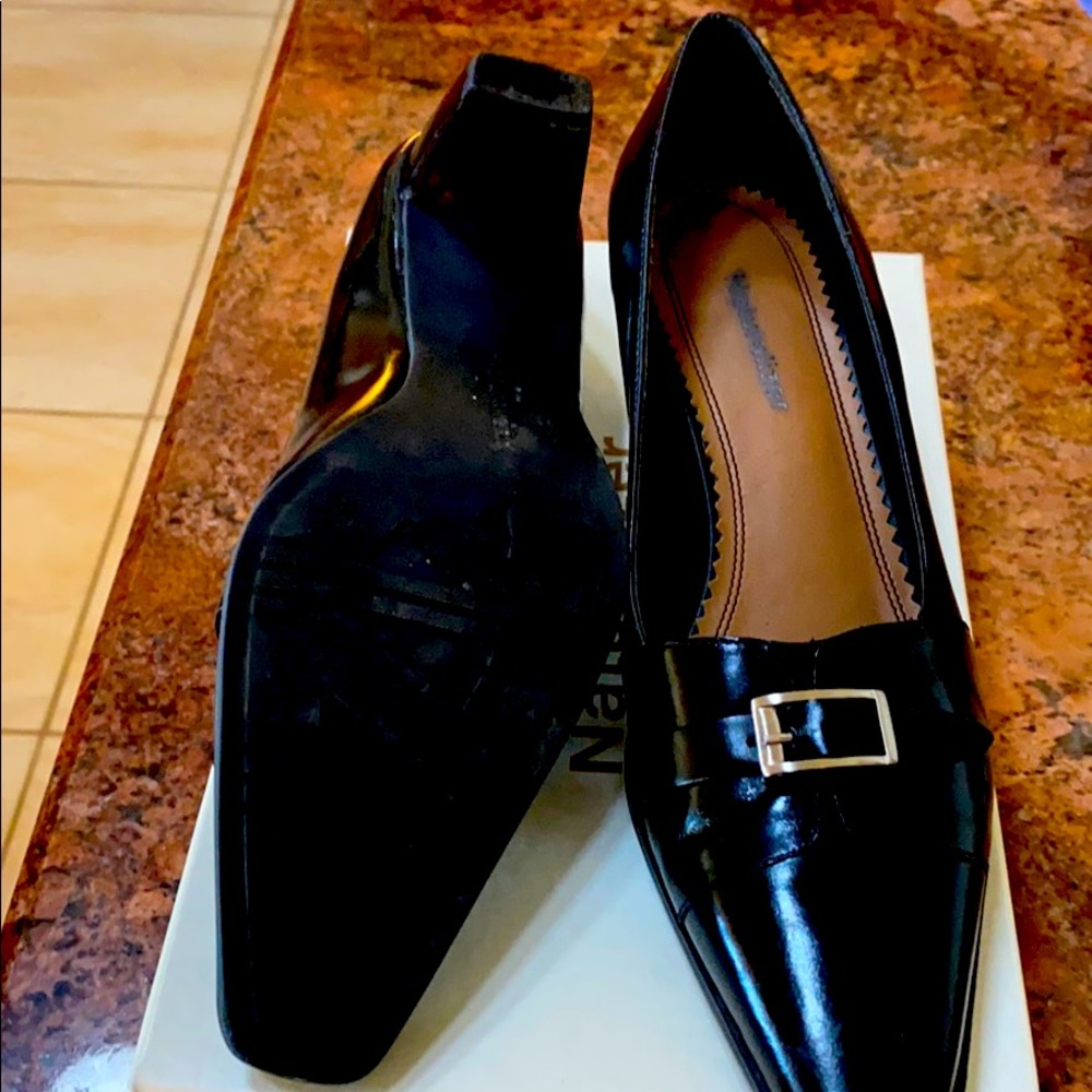 Naturalizer Jara Black  Leather Shoes